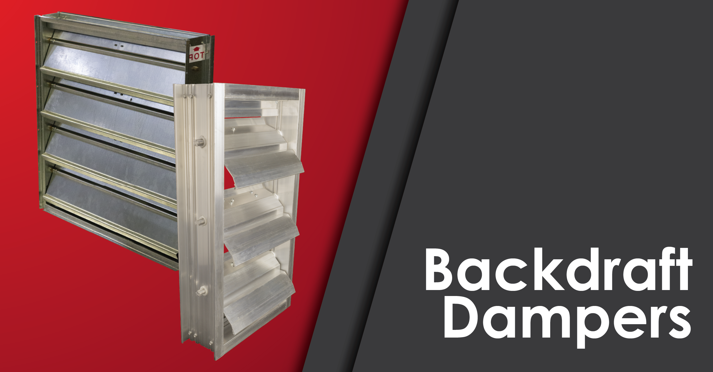 Backdraft Dampers from Arrow United